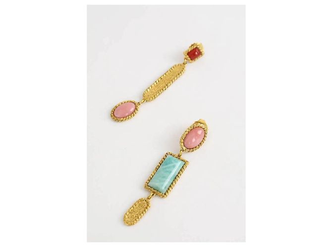 Aurelie Bidermann Goldene Ohrringe - vista 2