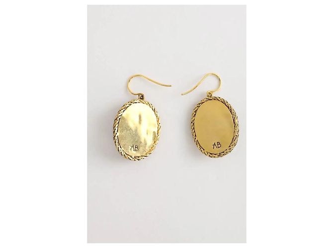 Aurelie Bidermann Goldene Ohrringe - Ansicht 3