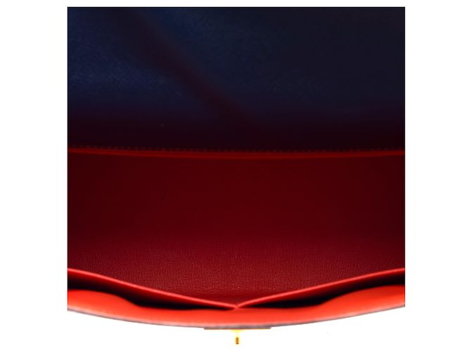 Hermès Borsa HERMES Kelly 32 in Pelle Blu - 103430 - vista 8