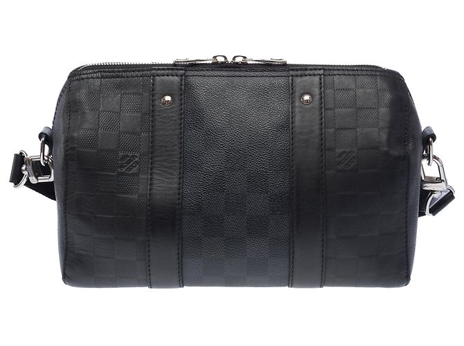 LOUIS VUITTON Keepall XS em Lona Preta - 103431 Preto - vista 4