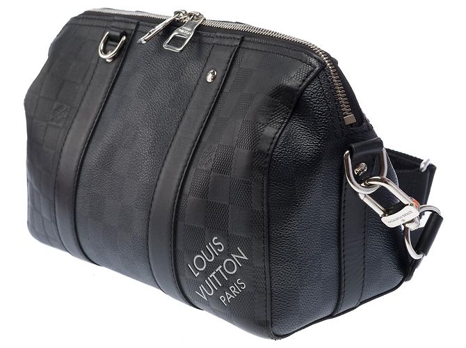 LOUIS VUITTON Keepall XS em Lona Preta - 103431 Preto - vista 5