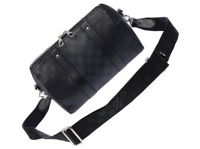 LOUIS VUITTON Keepall XS em Lona Preta - 103431 Preto - vista 9