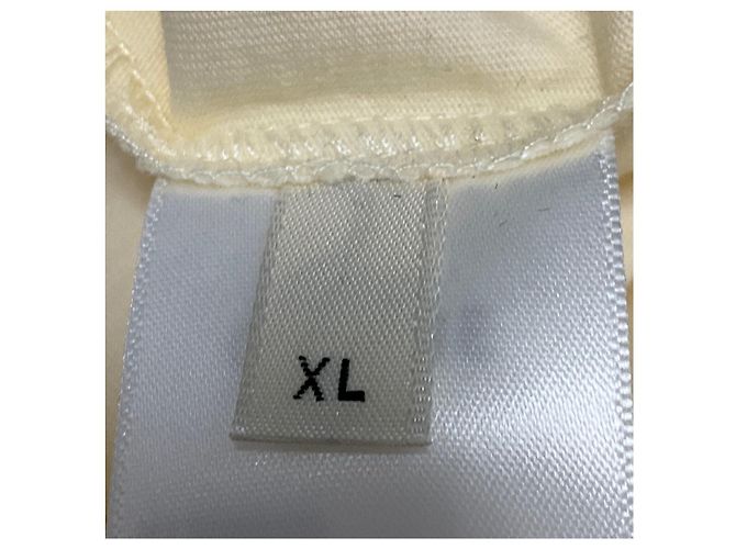 Céline Camiseta de algodón con estampado gráfico ancla logo Off-White de Celine Beige - vista 5