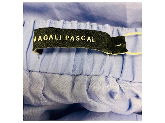 Abito Maxi Ruffle Iris Blu Magali Pascal - vista 4
