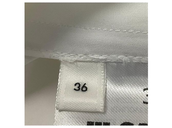 Camisa de popelina de algodón blanco Jil Sander - vista 5