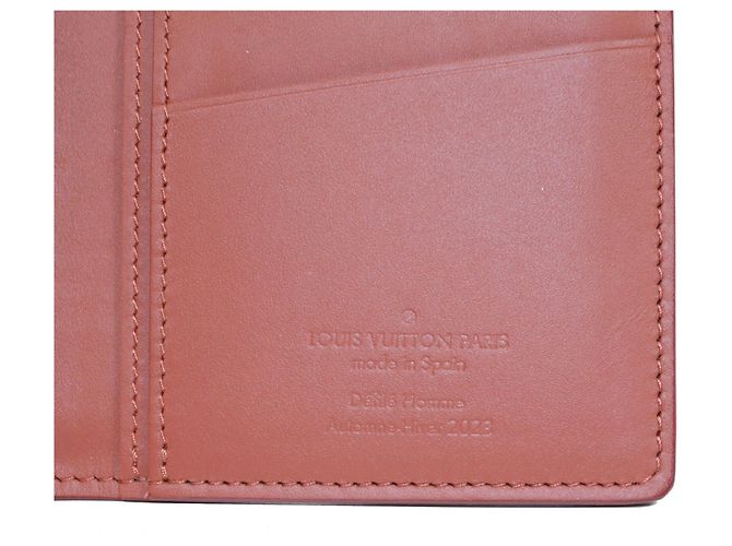 Brazza Billetera bi-fold Louis Vuitton Castaño - vista 10