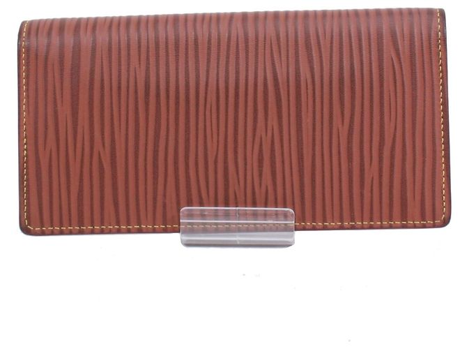 Brazza Billetera bi-fold Louis Vuitton Castaño - vista 2