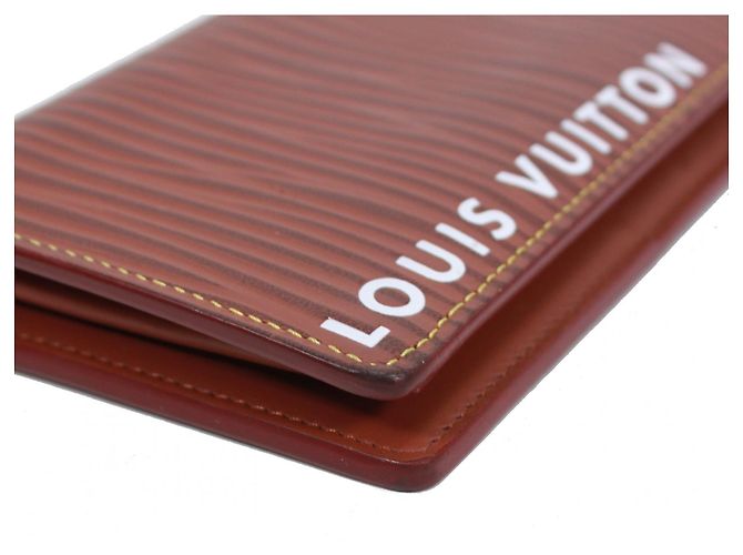 Brazza Billetera bi-fold Louis Vuitton Castaño - vista 6