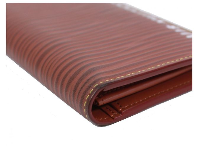 Brazza Billetera bi-fold Louis Vuitton Castaño - vista 7