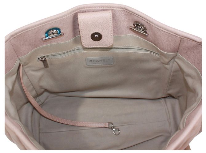 Borsa Deauville di Chanel Beige - vista 7