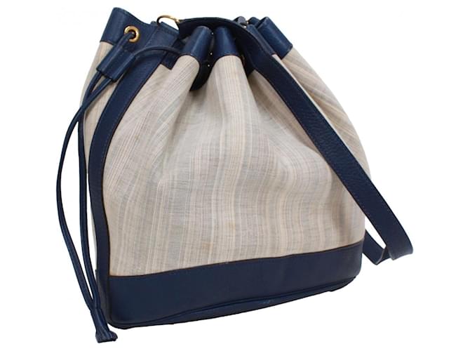 Hermès Borsa Hermes Market PM Blu Beige - vista 2