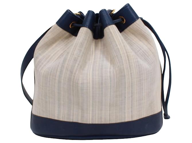 Hermès Borsa Hermes Market PM Blu Beige - vista 3