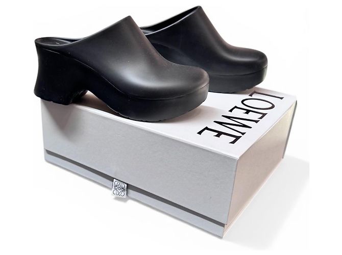 Zoccoli Loewe Foam Terra Clog 90 Nero - vista 10