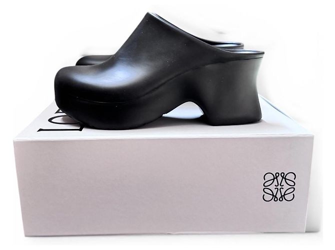 Zoccoli Loewe Foam Terra Clog 90 Nero - vista 12