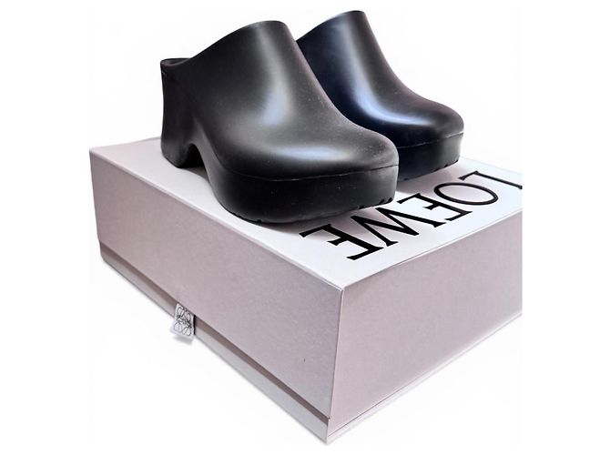 Zoccoli Loewe Foam Terra Clog 90 Nero - vista 13