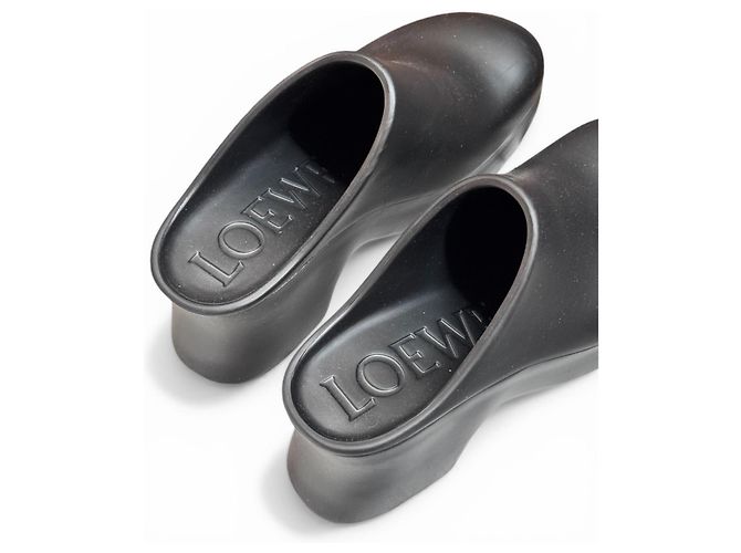 Zoccoli Loewe Foam Terra Clog 90 Nero - vista 5