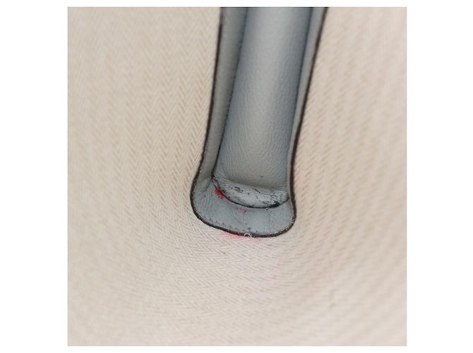 Clutch in pelle grigia Hermès per documenti Marrone - vista 15