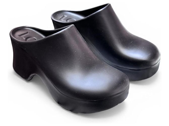 Zoccoli Loewe Foam Terra Clog 90 Neri - vista 5