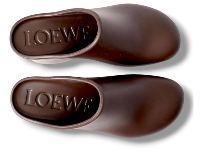 Zoccoli Loewe Foam Terra Clog 90 Marrone - vista 5