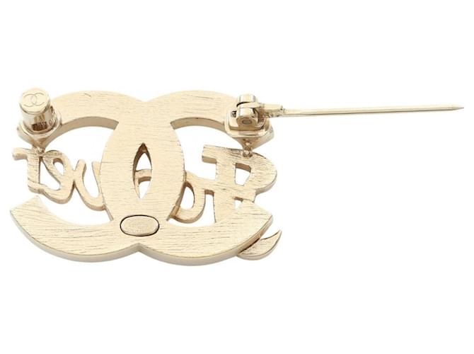 Spilla Accessorio Coco Mark di Chanel D'oro - vista 2