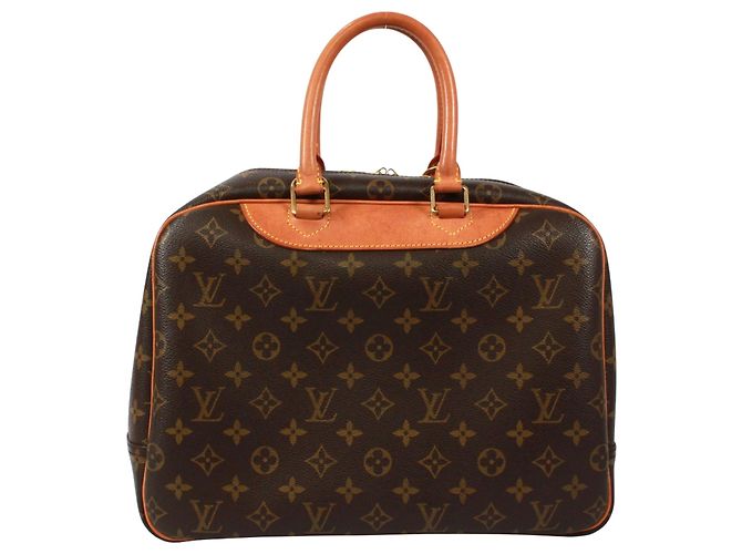 Borsa Deauville Louis Vuitton Marrone - vista 3