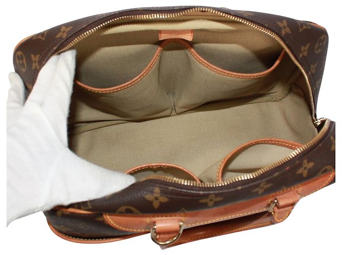 Borsa Deauville Louis Vuitton Marrone - vista 7