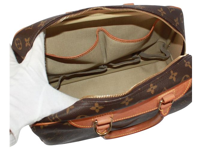 Borsa Deauville Louis Vuitton Marrone - vista 8