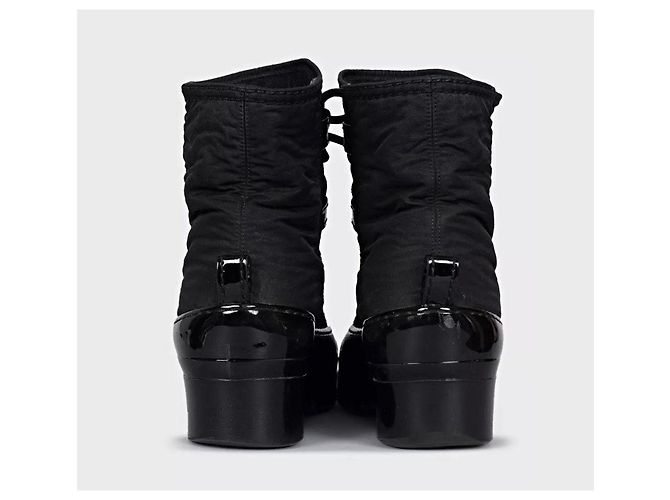Schwarze Schnürstiefel von Chanel - Größe 37 Gebraucht - Ansicht 4