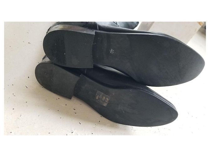 Jean Louis Scherrer Bota overknee com zíper na parte de trás e costuras acolchoadas Preto - vista 5