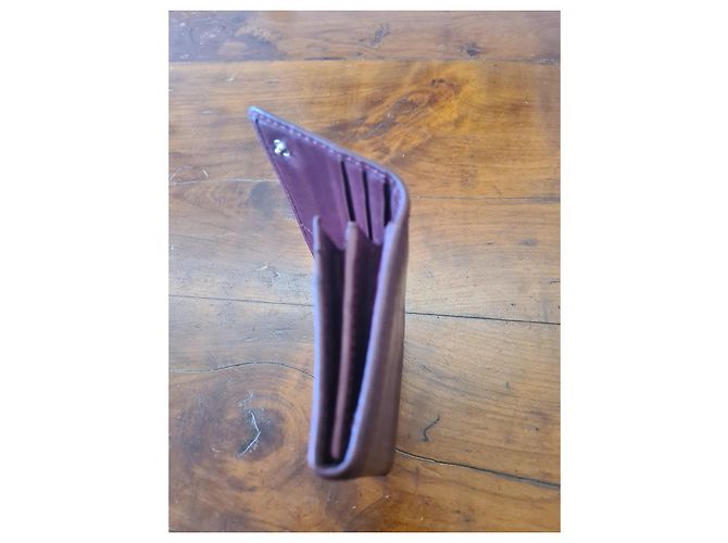Cartera Prada de cuero burdeos - vista 8