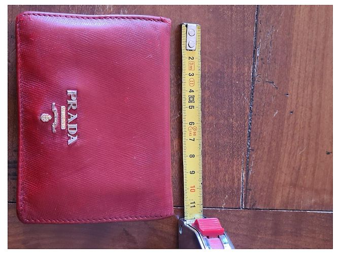 Saffiano Cartera Prada de cuero rojo Roja - vista 10