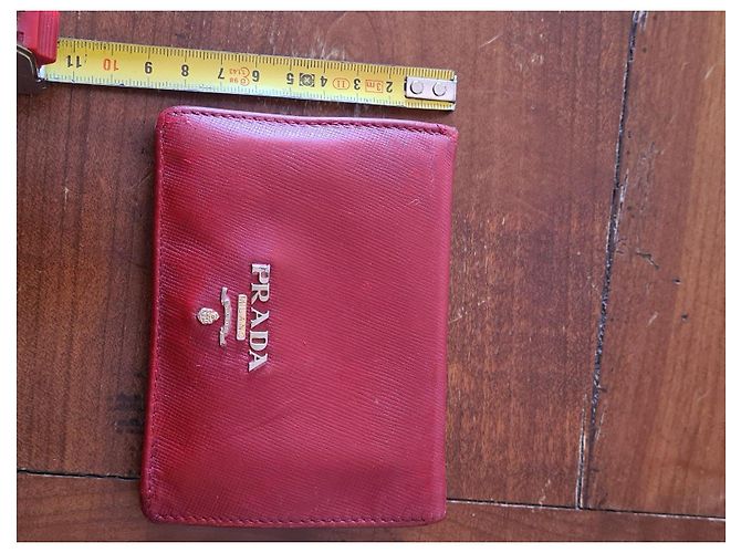 Saffiano Cartera Prada de cuero rojo Roja - vista 11