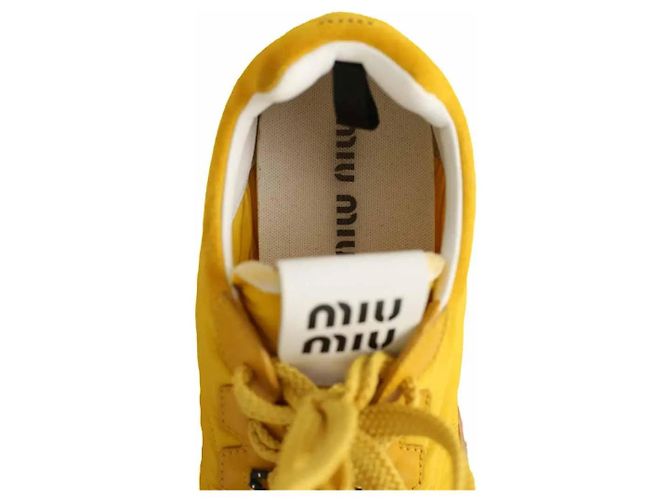 Miu Miu Sneakers gialle Giallo - vista 4
