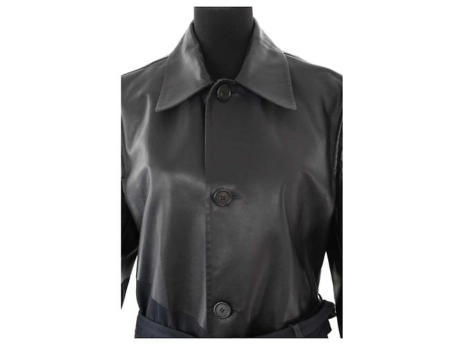 Bottega Veneta Gabardina negra Negro - vista 2