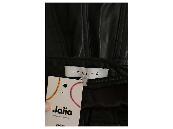 Sandro Mini short negro - vista 5