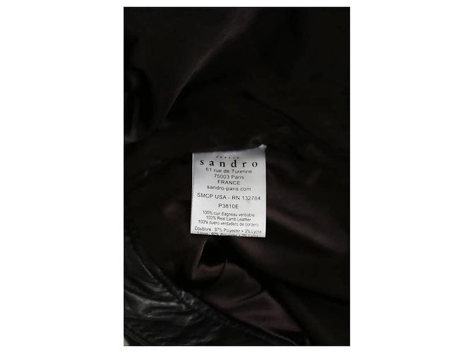 Sandro Mini short negro - vista 6