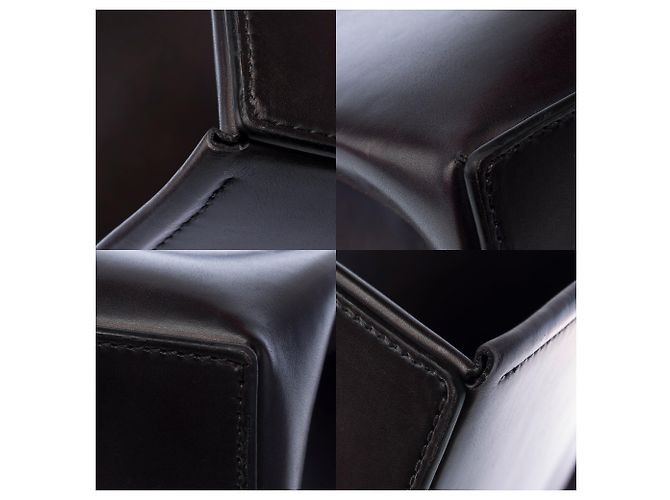 Autre Marque Borsa in Pelle Nera NON FIRMATA - 103433 Nero - vista 11