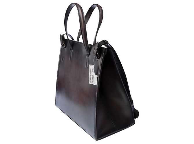 Autre Marque Borsa in Pelle Nera NON FIRMATA - 103433 Nero - vista 5