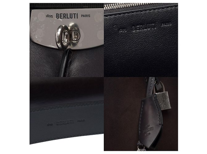 Autre Marque Borsa in Pelle Nera NON FIRMATA - 103433 Nero - vista 6