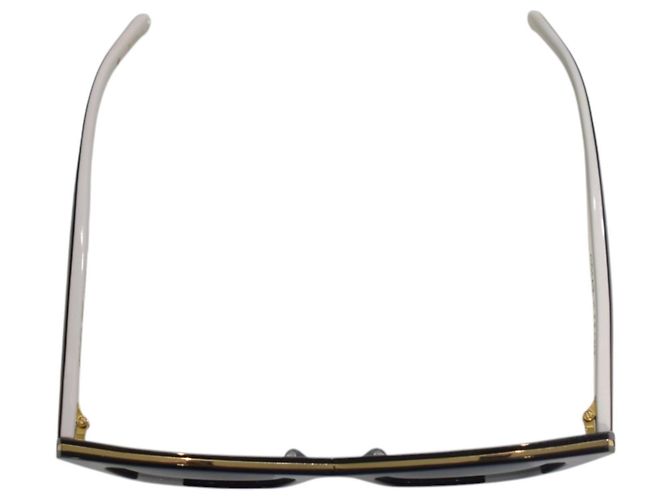 Autre Marque Gafas de sol estrechas estilo gato Y2K Oscar x Frank FAE Negro Blanco Marco Angular Multicolor - vista 9