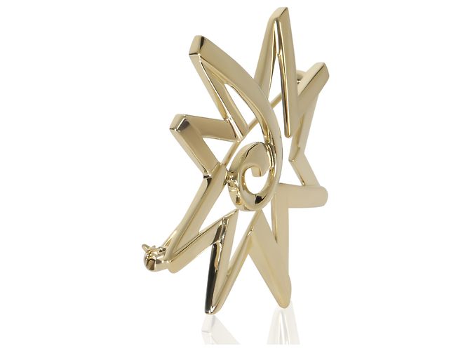 Spilla stella vintage Paloma Picasso in oro giallo Tiffany & Co. - vista 2