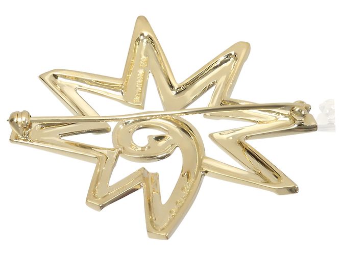 Spilla stella vintage Paloma Picasso in oro giallo Tiffany & Co. - vista 3
