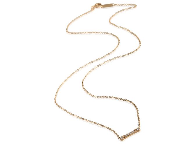 Pendente a chiave bar Fleur de Lis in oro rosa e diamanti Tiffany & Co. - vista 3