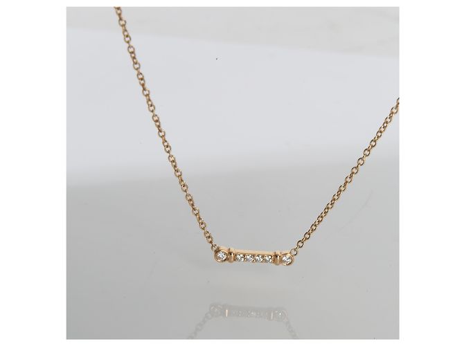 Pendente a chiave bar Fleur de Lis in oro rosa e diamanti Tiffany & Co. - vista 4