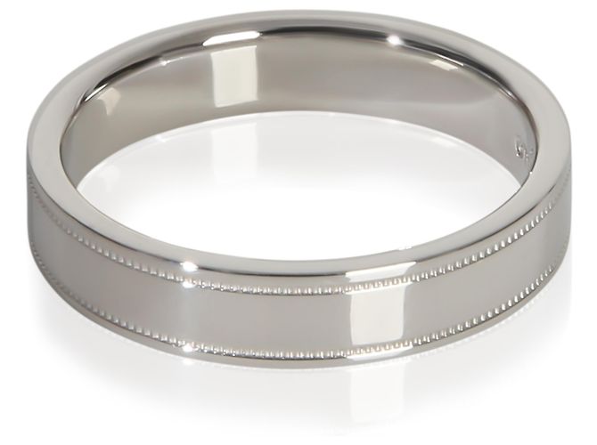 Platinring 4mm mit Milgrain von Tiffany & Co. - Ansicht 3