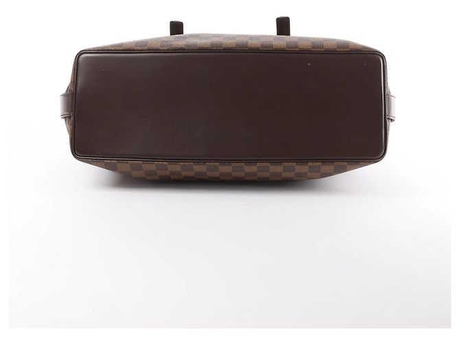Borsa a Spalla Louis Vuitton Chelsea Damier Ebene in Marrone N51119 Rosso - vista 8
