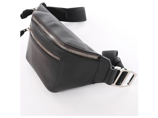 Belt bag Hermès Cityslide Cross PM Taurillon Cristobal in nero C: 2018 Blu navy - vista 3