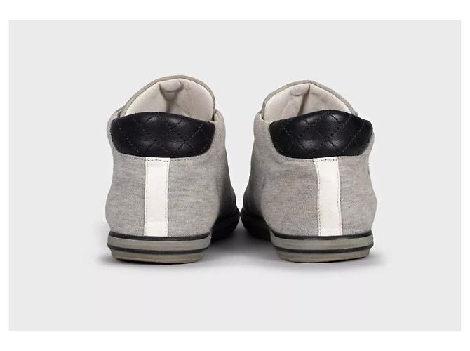 Chanel Graue Textil-Leder Sneakers EU 37 gebraucht - Ansicht 4