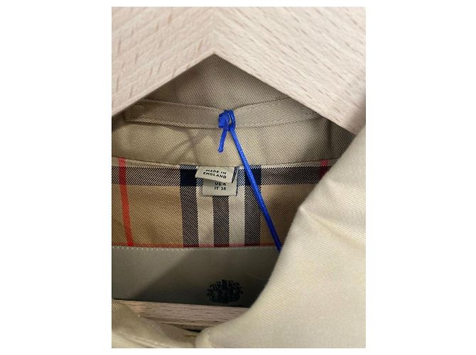 Gabardina Burberry Kensington Beige de Algodón - vista 4
