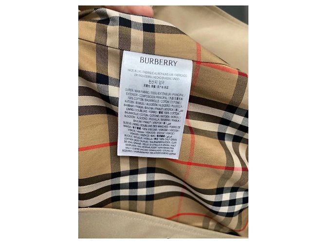 Gabardina Burberry Kensington Beige de Algodón - vista 6